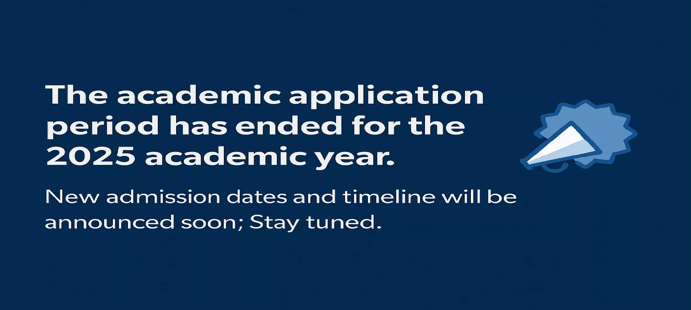 Admission dates
